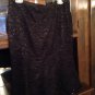 Sandra Darren Two Piece Beaded Black Dress Suit