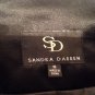 Sandra Darren Two Piece Beaded Black Dress Suit