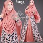 abaya bunga syari
