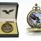 Bald Eagle Pocket Watch