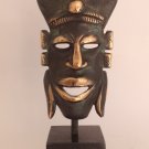 African mask in bronze