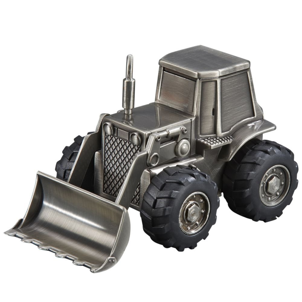 Tractor Front Loader Backkoe Coin Piggy Bank