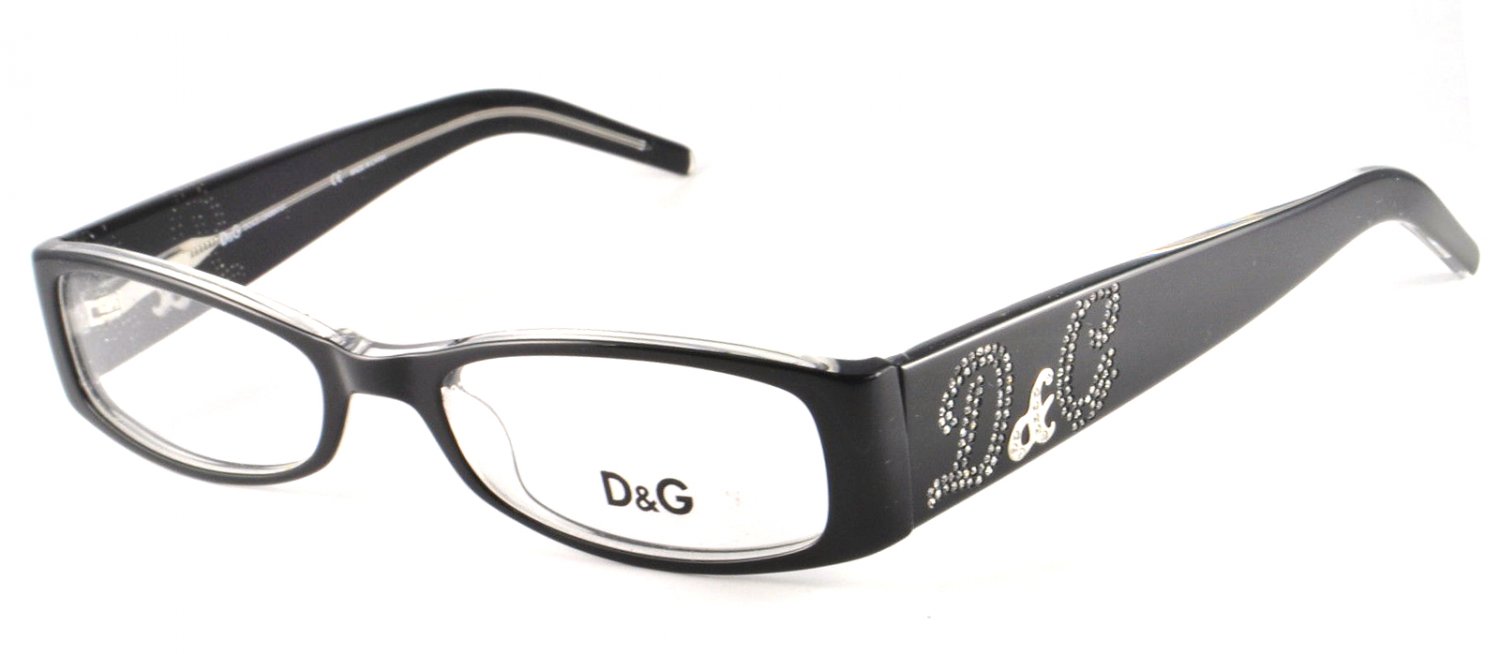 Dolce & Gabbana Black Optical Eyeglasses Frame DD1148 675 52mm New W/ Case