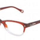 Dolce & Gabbana Red Colorless Transparent Optical Eyeglasses Frame DD1205 2574