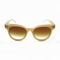 DITA Women Yellow Frame Brown Lens Sunglasses DITASUNSPOT 22028C-BRN New w/ Case