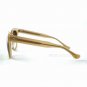 DITA Women Yellow Frame Brown Lens Sunglasses DITASUNSPOT 22028C-BRN New w/ Case