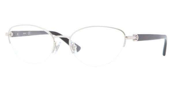 Donna Karan DKNY Silver Half Rim Optical Eyeglasses Frame DY5644 1002 51mm