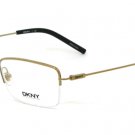 Donna Karan DKNY Gold Half Rim Optical Eyeglasses Frame DY5647 1189 53mm