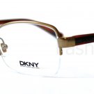 Donna Karan DKNY Gold Optical Eyeglasses Frame DY5845 1219 51mm New w/ Case