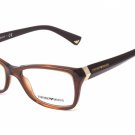 Emporio Armani Brown Optical Eyeglasses Frame EA3023 5198 54mm New w/ Case