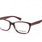 Emporio Armani Purple Optical Eyeglasses Frame EA3060 5389 54mm New w/ Case
