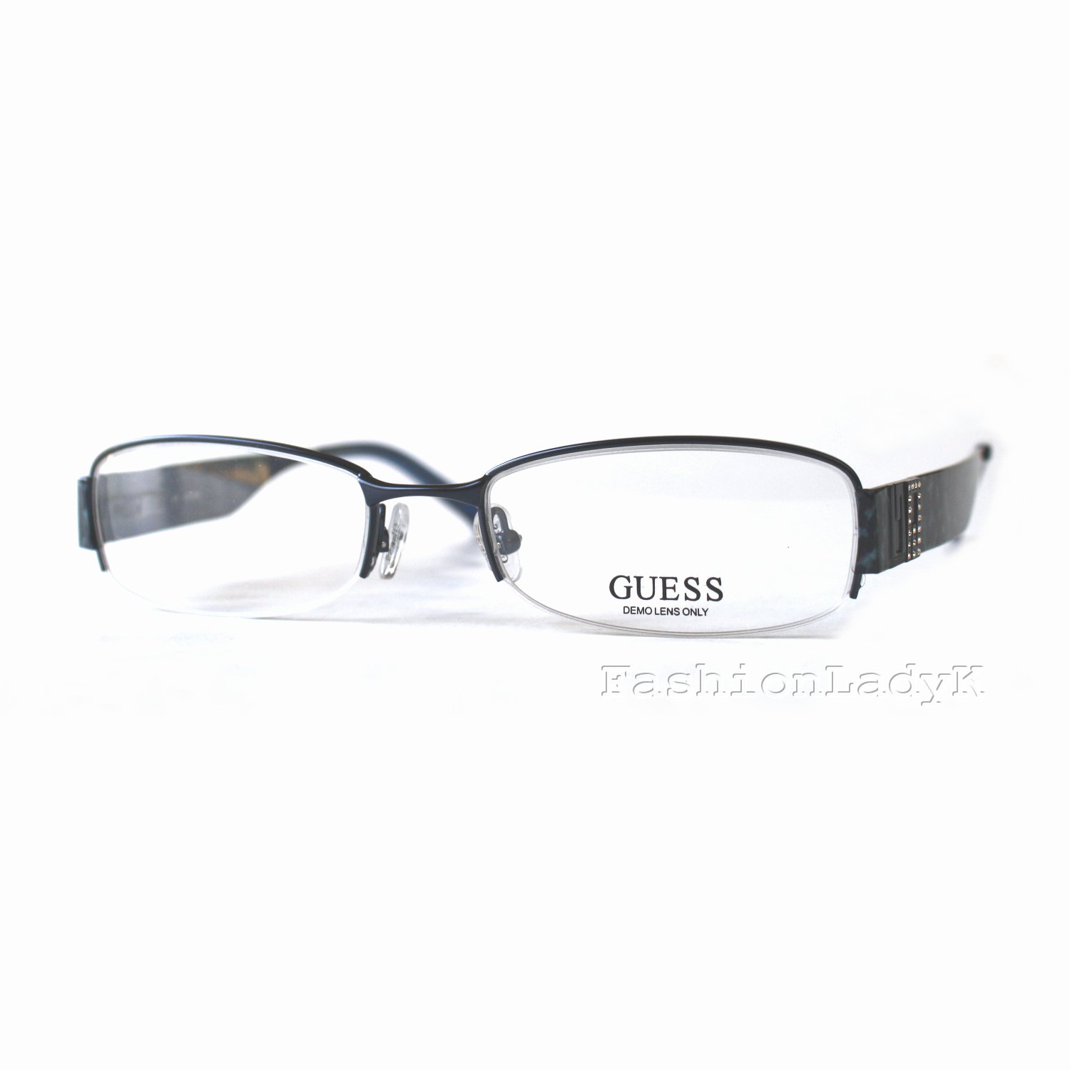 GUESS Blue Optical Eyeglasses Frame GU1584ST NV 52mm New w/ Case