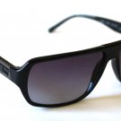 GUESS Black Frame Gray Lens Sunglasses GU6655 BLK-35 New w/ Case