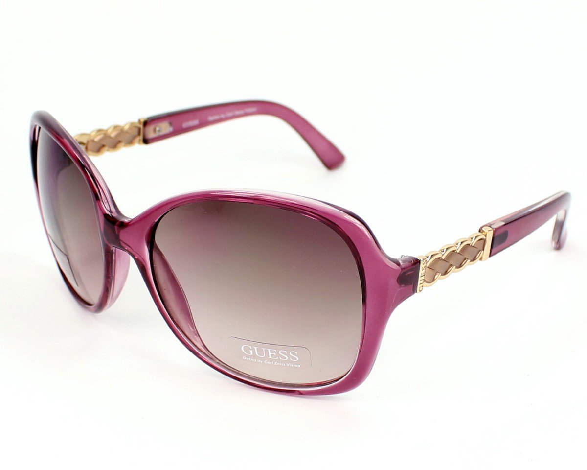 GUESS Women Purple Sunglasses GU7280 PUR34 New w/ Case