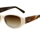 GUESS Men White Frame Brown Lens Sunglasses GUP2016 WHT-34 New w/ Case