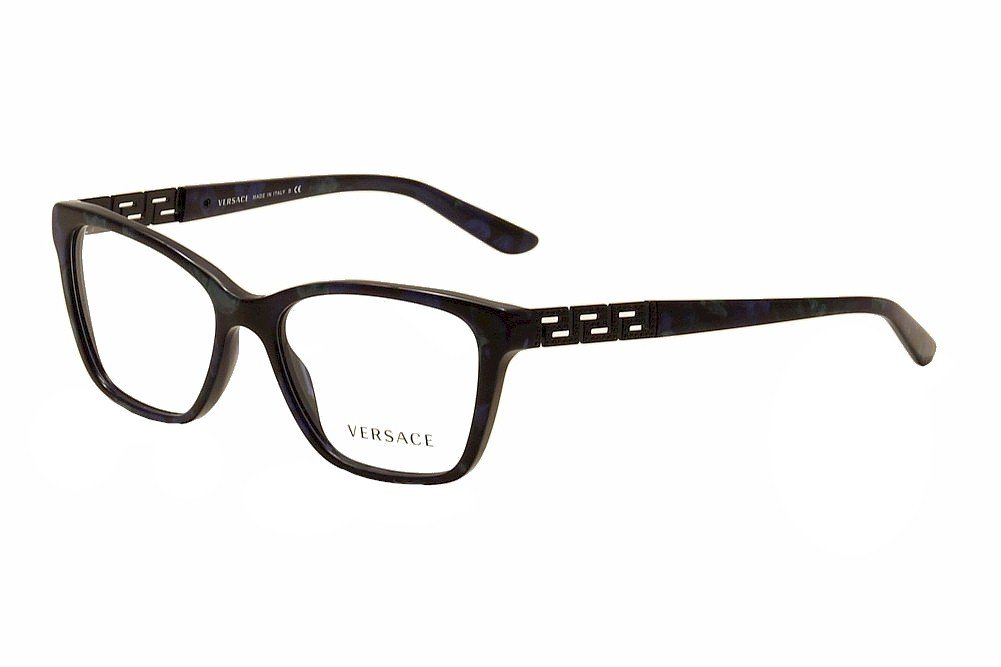 Versace Blue Optical Eyeglasses Frame MOD3192-B 5127 52mm New w/ Case