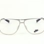 Nike Men Silver Optical Eyeglasses Frame NIKE8202 080 55mm New w/ Case