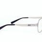 Nike Men Silver Optical Eyeglasses Frame NIKE8202 080 55mm New w/ Case