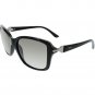 VOGUE Women Black Frame Gray Lens Sunglasses VO2832-S-B W44-11 New w/ Case ITALY
