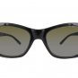 SERENGETI Women Black Frame Green Lens Sunglasses BAGHERIA 7787 New w/ Case