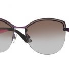 New Authentic VOGUE Women's Black Pink White Frame Sunglasses VO3972-S 897-68