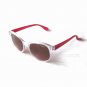 New Authentic VOGUE Women's Pink Red Transparent Sunglasses VO2795-S W745