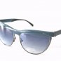 New Authentic GUESS Women's Blue Teal Silver Cat-Eye Sunglasses GU7200 BL-72