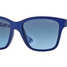 New Authentic VOGUE Women's Blue Floral Fashion Sunglasses VO2896-S 2225 w/ Case