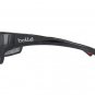 Bolle Men Black Frame Gray Lens Sunglasses BO11995 SLICE New w/ Case ITALY