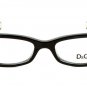 New Authentic Dolce Gabbana D&G Black Fashion Optical Eyeglasses Frame 1228 1977