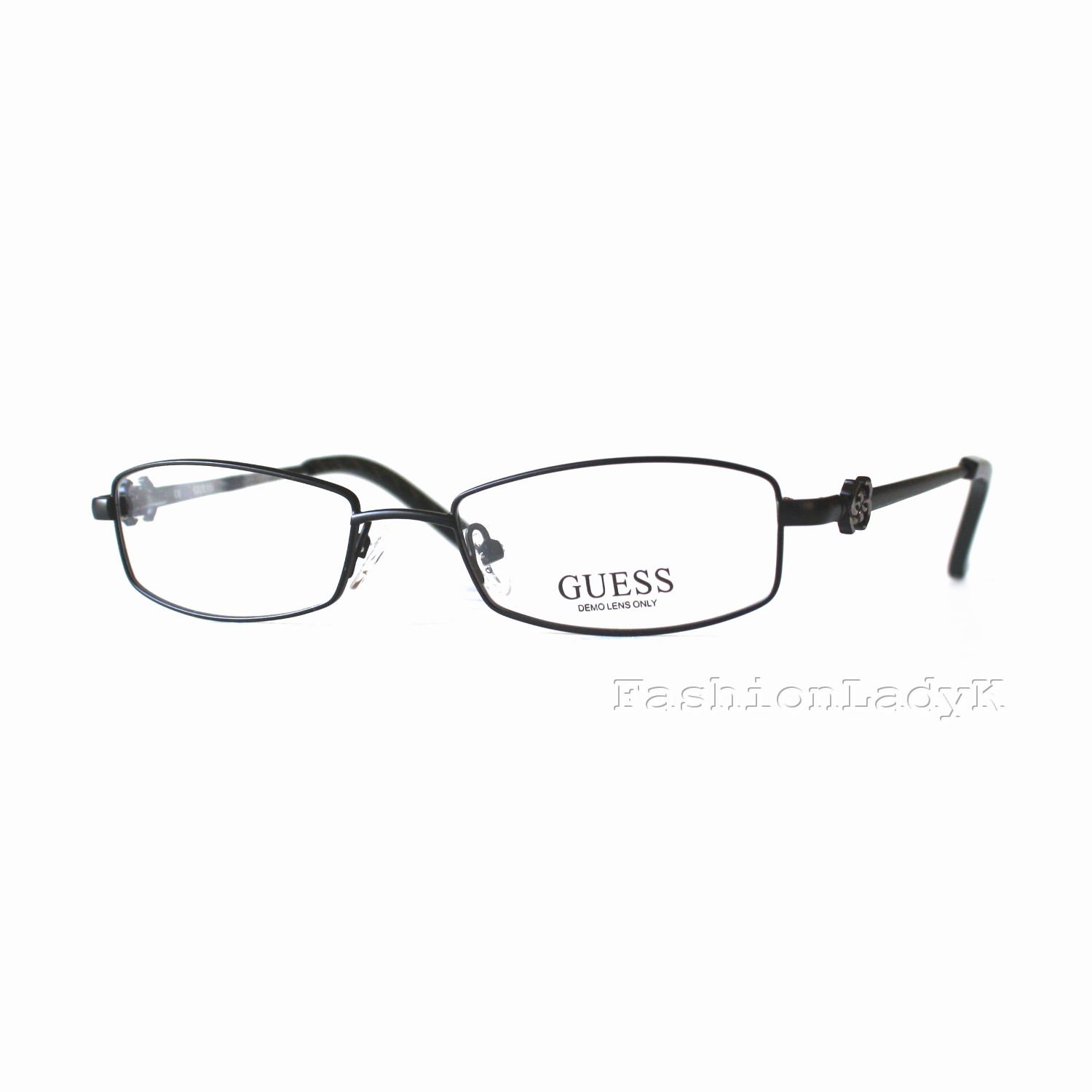 New Authentic GUESS Black Retangular Optical Eyeglasses Frame GU2254 BLK