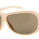 Porsche Design Beige Frame Brown Lens Sunglasses P8520 C New w/ Case ITALY