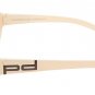 Porsche Design Beige Frame Brown Lens Sunglasses P8520 C New w/ Case ITALY