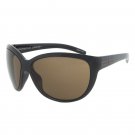 Porsche Design Women Black Frame Brown Lens Sunglasses P8524 A New w/ Case ITALY