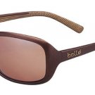 Bolle Women Brown Sunglasses BO11804 Molly New w/ Case ITALY