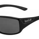 Bolle Black Frame Gray Lens Sunglasses BO11892 Kingsnake New w/ Case ITALY