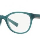 Armani Exchange Optical Eyeglasses Frame Matte Black Green Oval New w/ Case AX3032 8190
