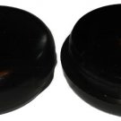 8 Deluxe Plastic Wrought Iron Patio Chair Leg Inserts Cups Glides Caps 1 1/2"