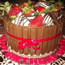 Chocolate Happy Birthday Cake