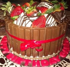Chocolate Happy Birthday Cake