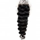 12" Peruvlian Deep Wave Closure Virgin Hair