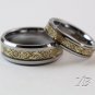 Matching Wedding Rings,  His and Her's Rings, 8mm, 6mm