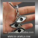 Eye Style Fashion Alloy Metal Keychains Factory Manufacturer In China ESK024