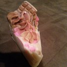 Raspberry Lemonade Cake Soap Slice