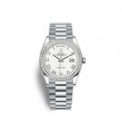 Day-Date, 36mm, Platinum and Diamonds, Ref# 128396tbr-0010 Watch