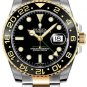 GMT-Master II Two Tone Black Dial 40mm