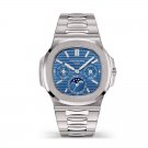 Philippe Nautilus White Gold 5740-1G-001 with Blue Sunburst dial