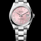 Datejust Pink Roman Numeral Oyster Bracelet 31mm