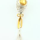 Silver rattle "Bow"