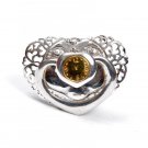 Silver rattle "Girl"